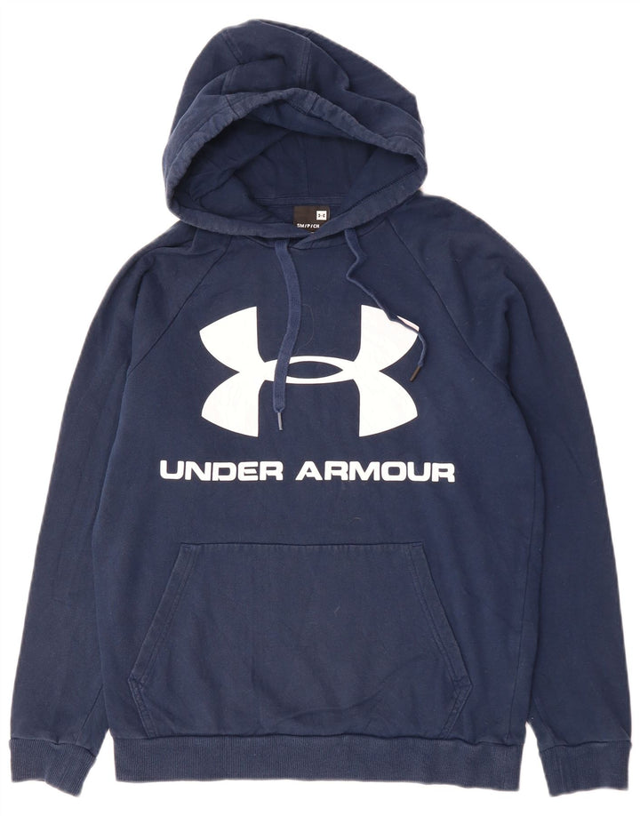 UNDER ARMOUR Pull à capuche graphique pour homme en coton bleu marine Small