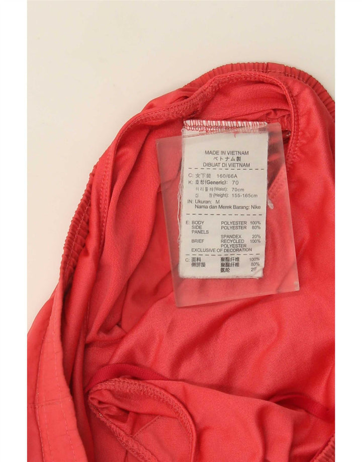 Nike Short de sport pour femme UK 14 Rouge moyen Polyester