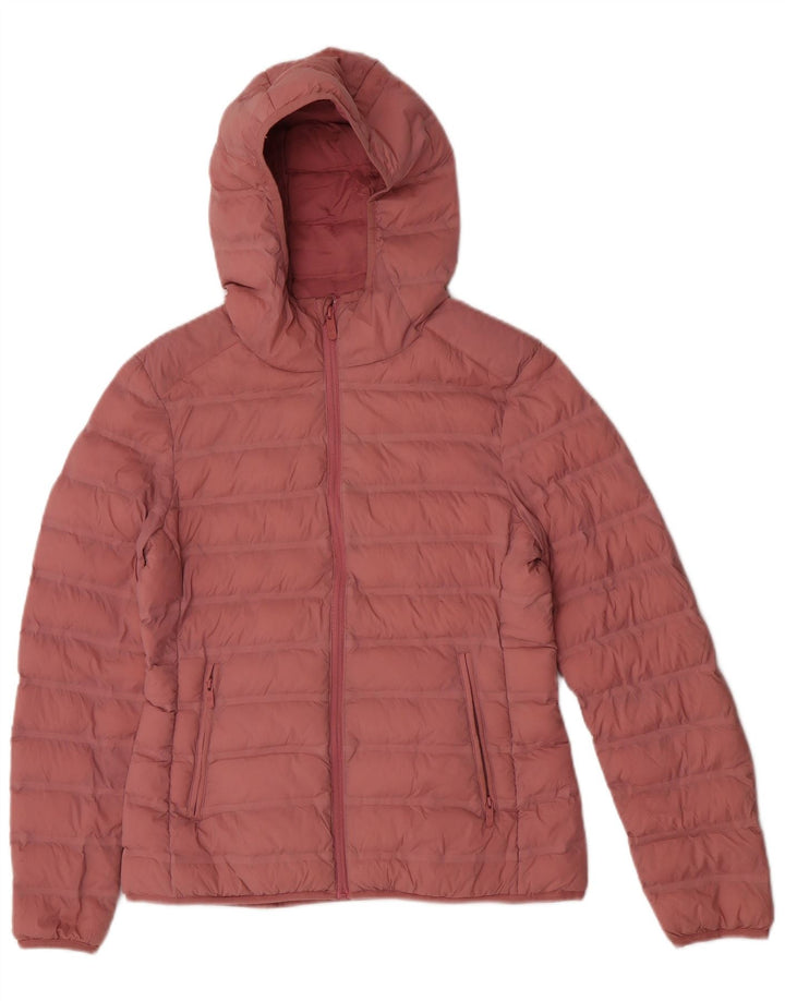 Marks & Spencer Veste matelassée à capuche pour femme UK 10 Small Rose Polyamide