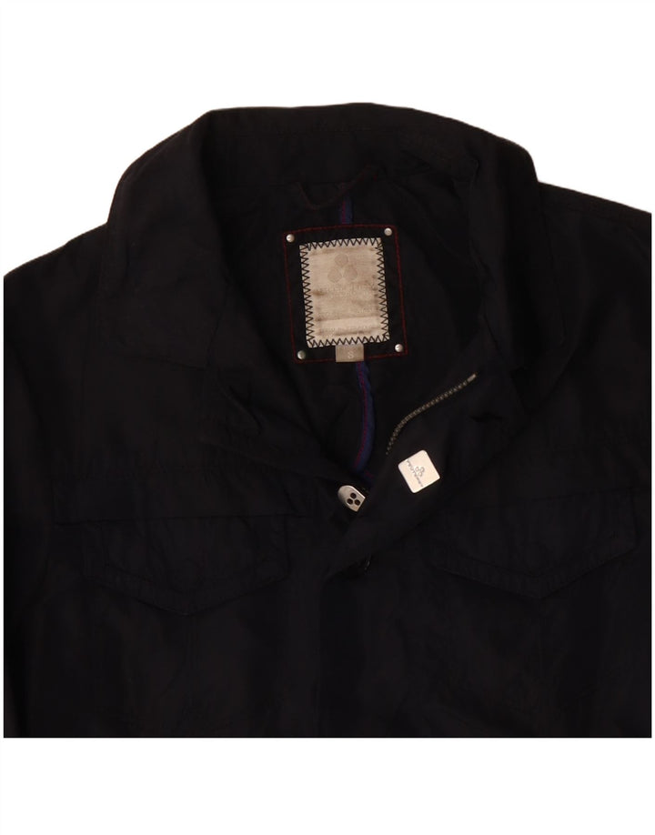 PEUTEREY Veste Utilitaire Homme UK 36 Petit Bleu Marine Polyamide