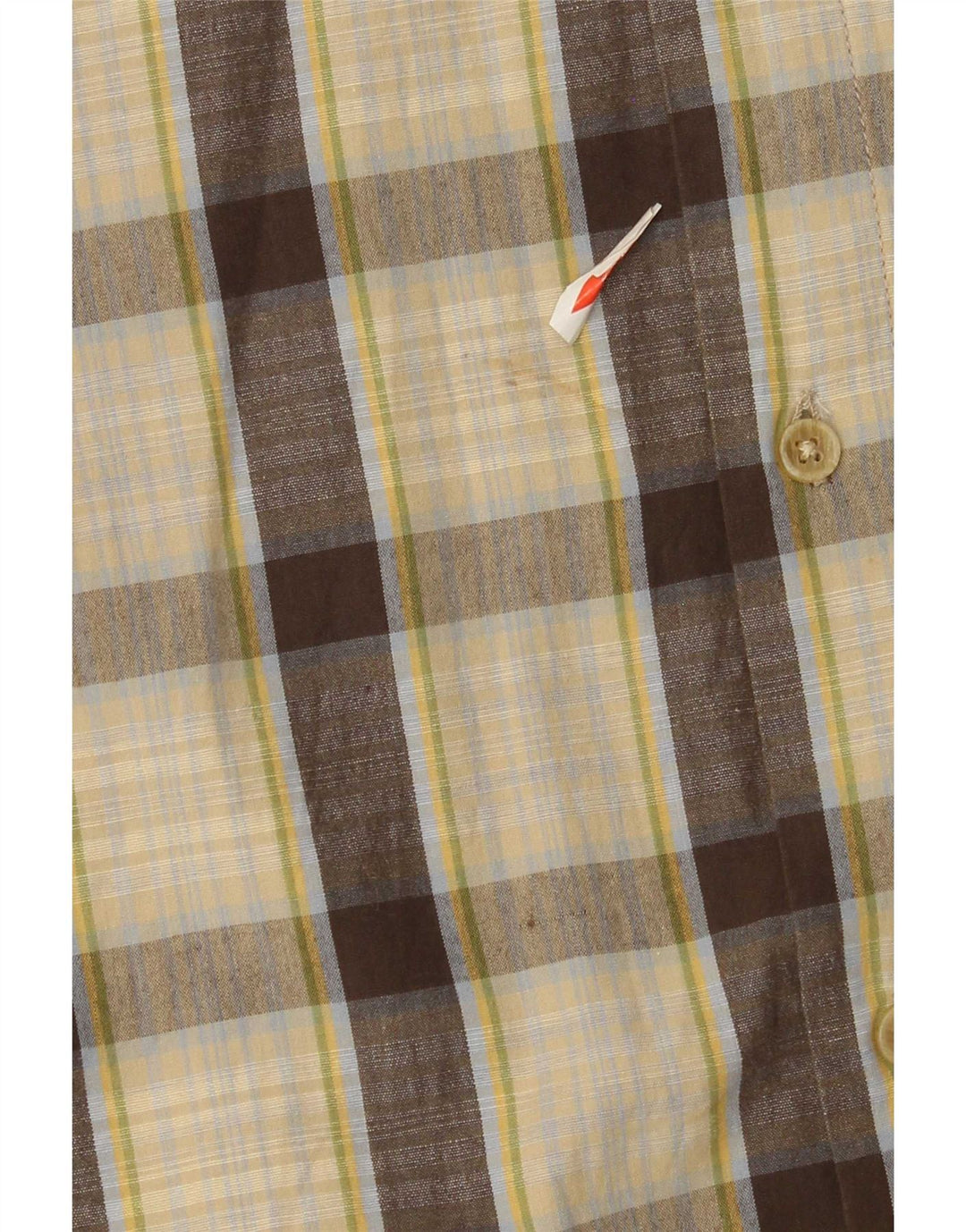 Marlboro Classics Chemise Homme XL Beige Carreaux Coton