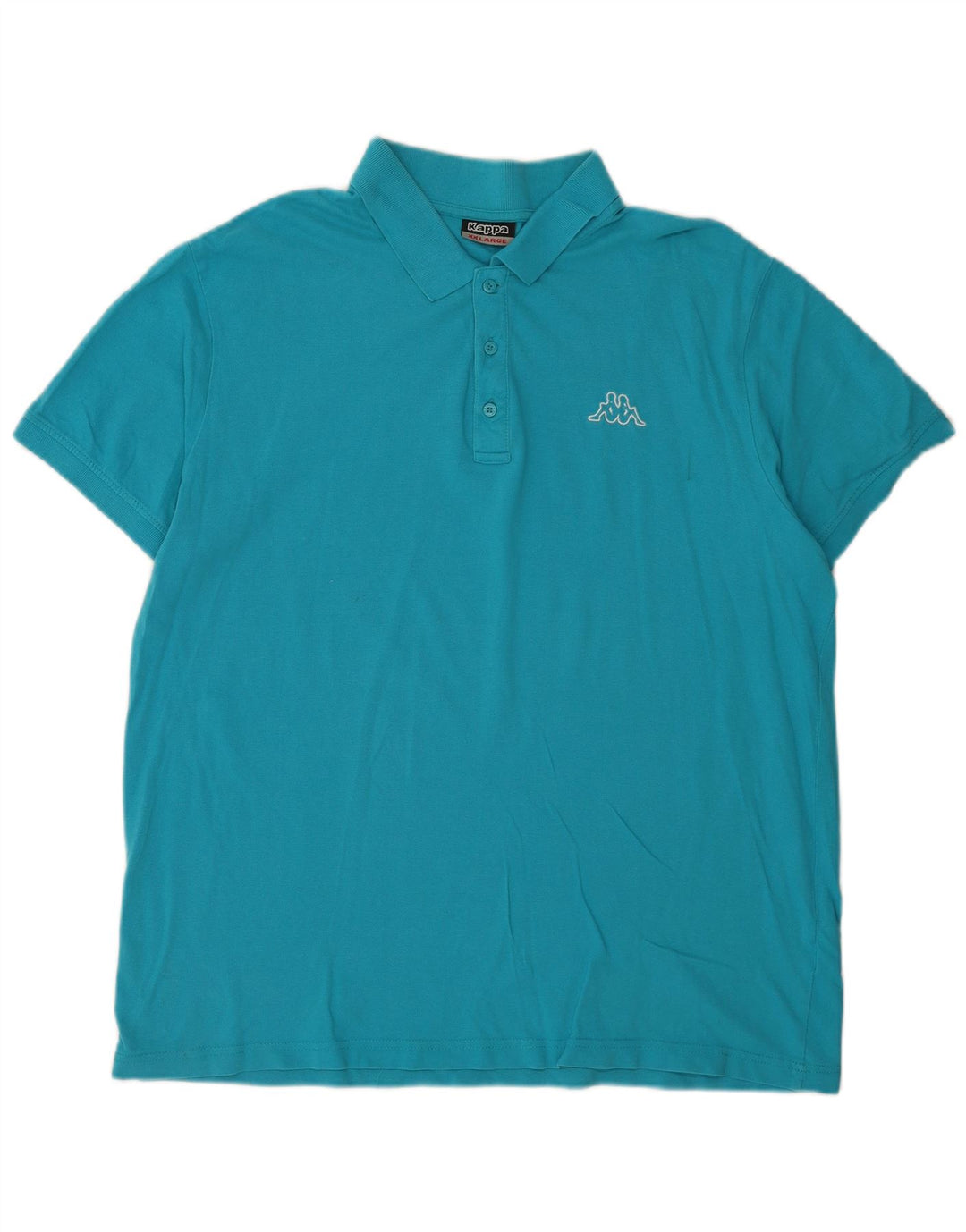 Kappa Polo Homme 2XL Bleu Coton