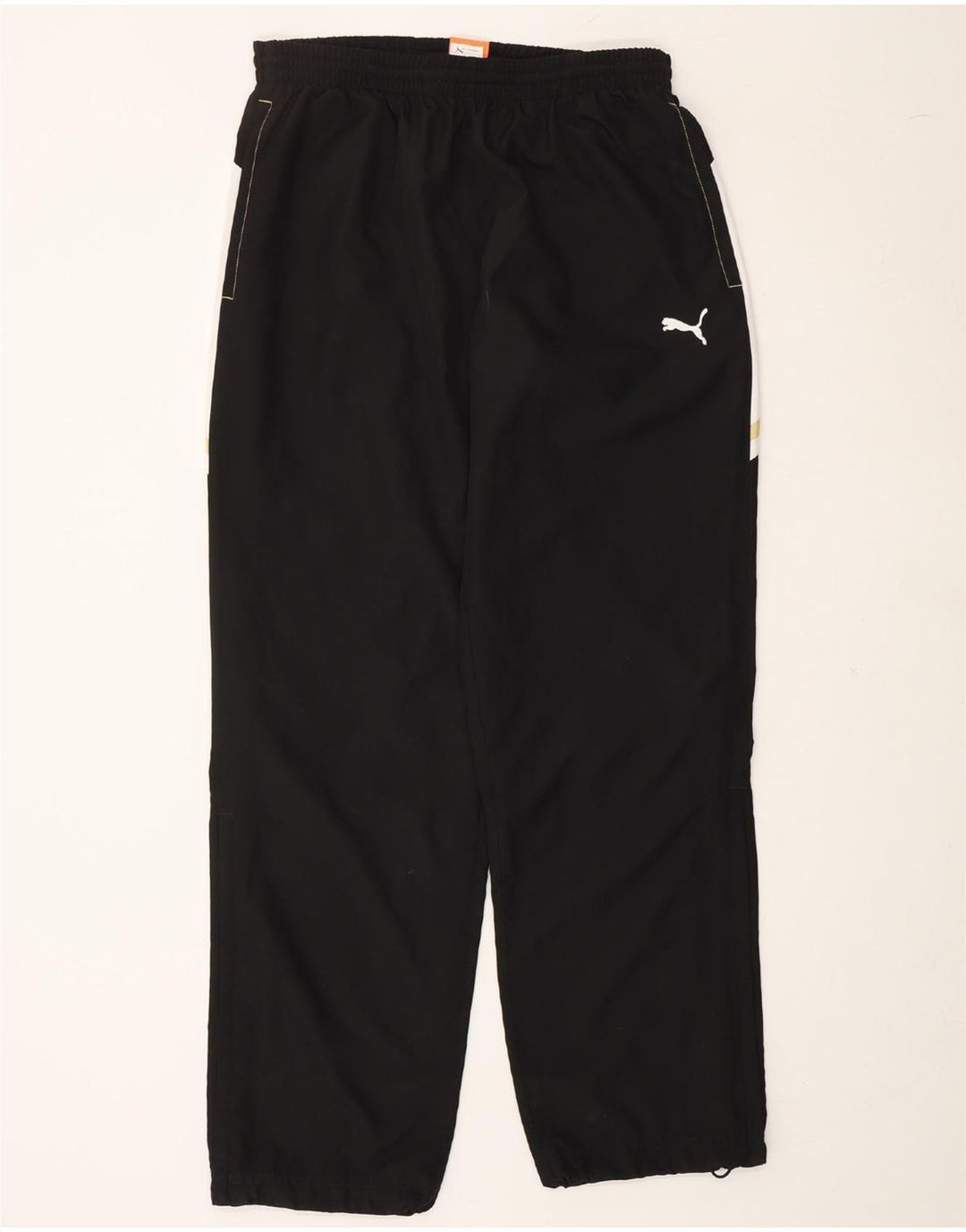 PUMA Mens Tracksuit Trousers Medium  Black Colourblock Vintage Puma and Second-Hand Puma from Messina Hembry 