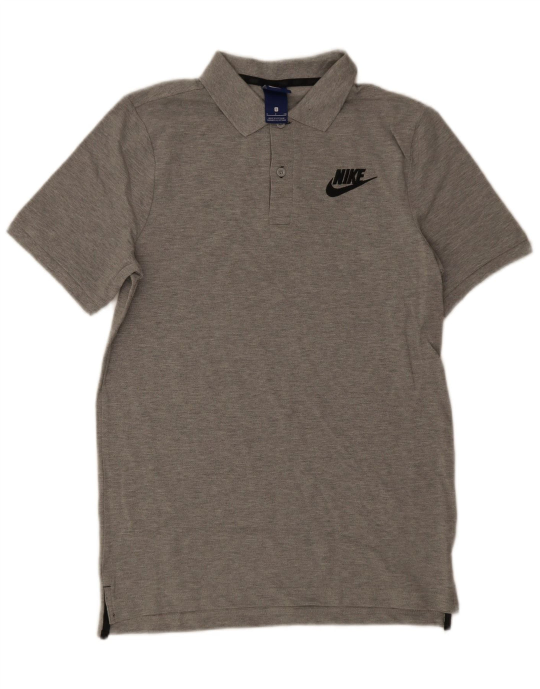 Nike Polo Homme Petit Gris Moucheté Coton