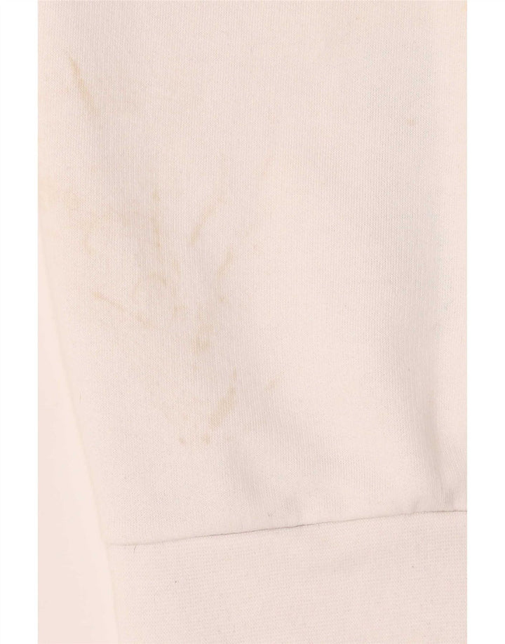 Lotto Sweat-Shirt Graphique sans Manches Homme Blanc Moyen Géométrique