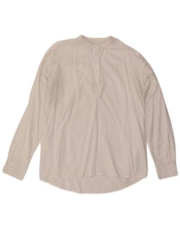 Gant Chemise Pull Femme UK 14 Large Lycra Blanc