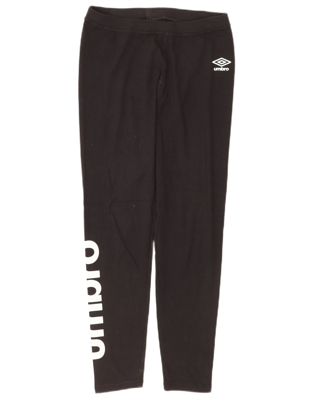 UMBRO Legging court graphique pour femme UK 12 coton noir moyen
