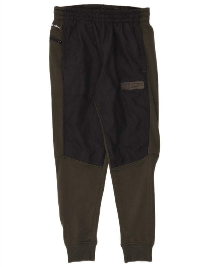 Under Armour Pantalon de Survêtement Joggers Homme Kaki Moyen Colourblock