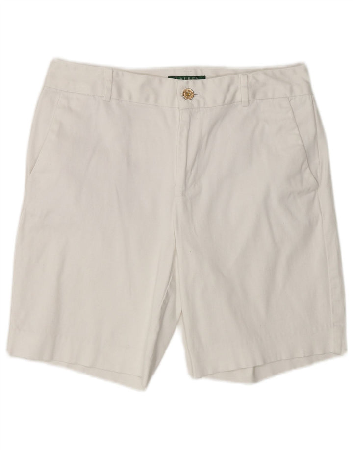 Ralph Lauren Short Chino Femme US 8 Medium W32 Coton Blanc
