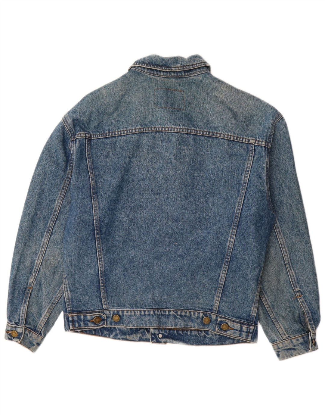 veste en denim homme vintage UK 36 Petit coton bleu