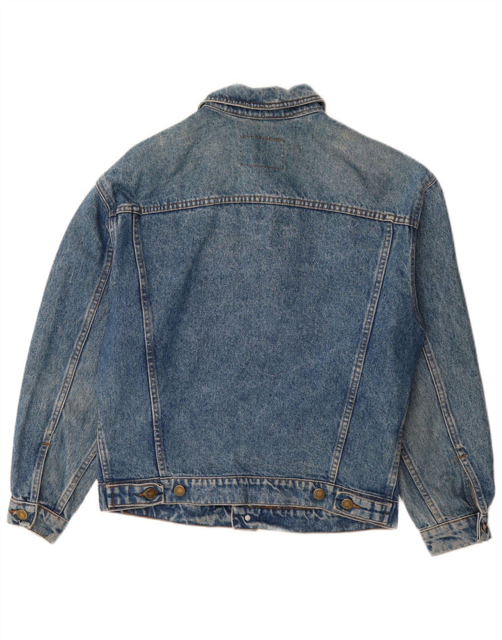 veste en denim homme vintage UK 36 Petit coton bleu