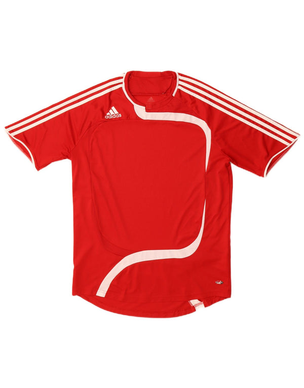 Adidas T-Shirt Homme Haut Large Rouge Colorblock Polyester