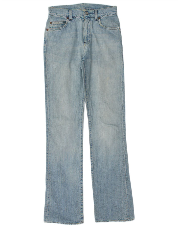 Calvin Klein Jeans Bootcut Femme W26 L32 Bleu Coton
