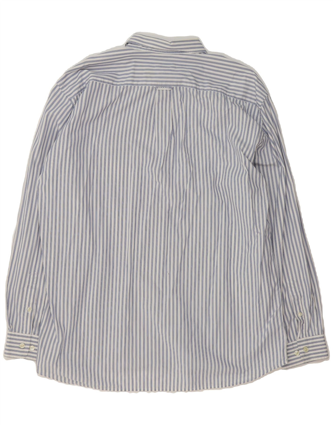 GANT Mens Regular Fit Shirt XL Blue Pinstripe Cotton Vintage Gant and Second-Hand Gant from Messina Hembry 