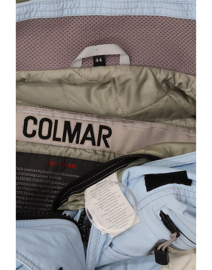 Colmar Veste de Ski à Capuche Femme IT 44 Bleu Moyen Colourblock Polyamide