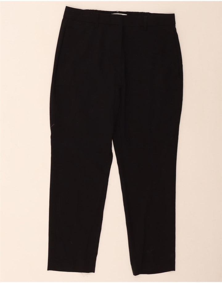 Marks & Spencer Pantalon court court pour femme UK 12 Medium W30 L24 Noir