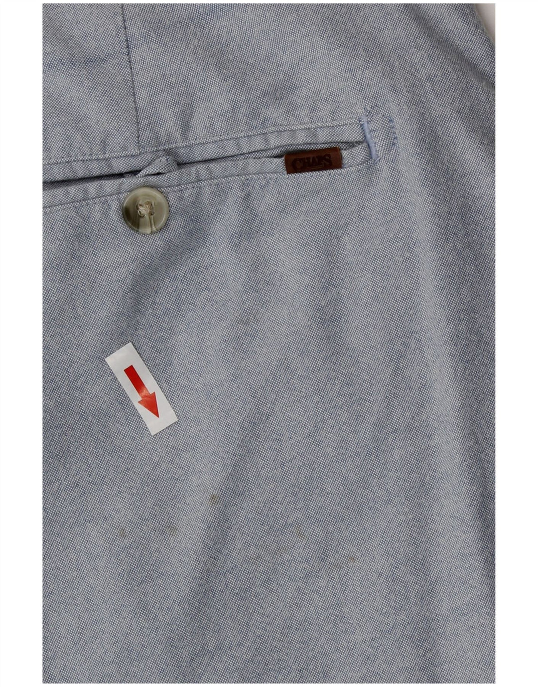 Chaps Short Chino Homme W38 XL Bleu Coton