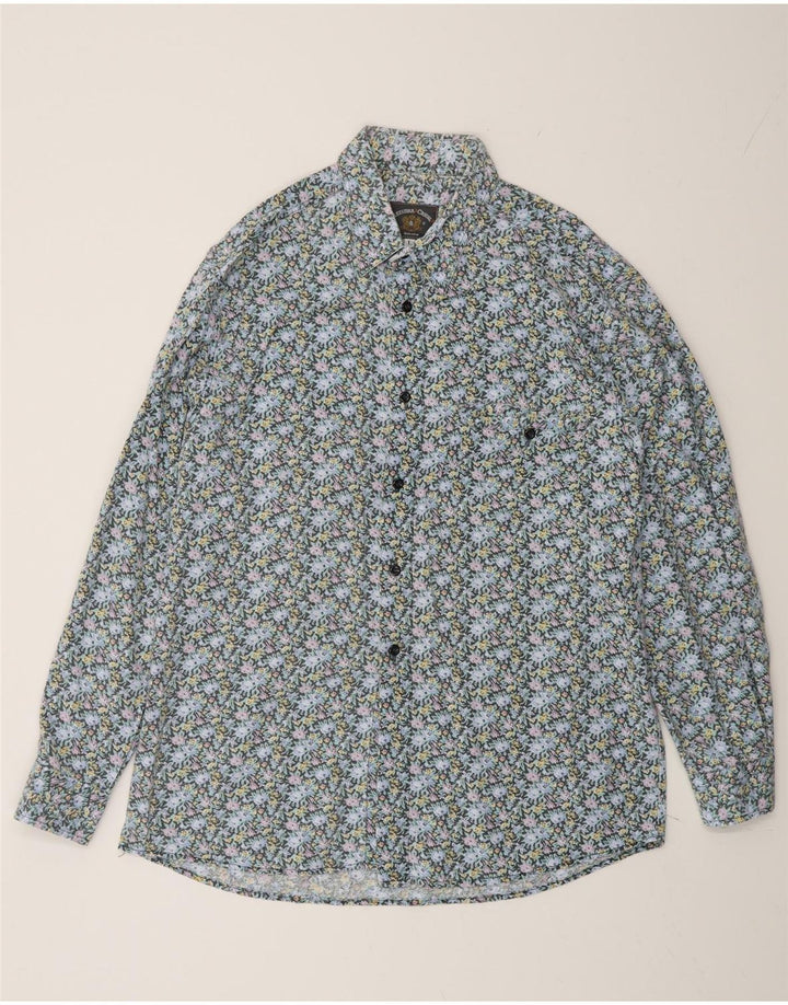 Azzurra Chemise Homme Large Multicolore Floral