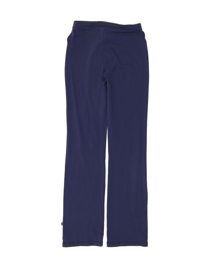 ADIDAS Womens Tracksuit Trousers UK 14 Medium Navy Blue Polyester Vintage Adidas and Second-Hand Adidas from Messina Hembry 