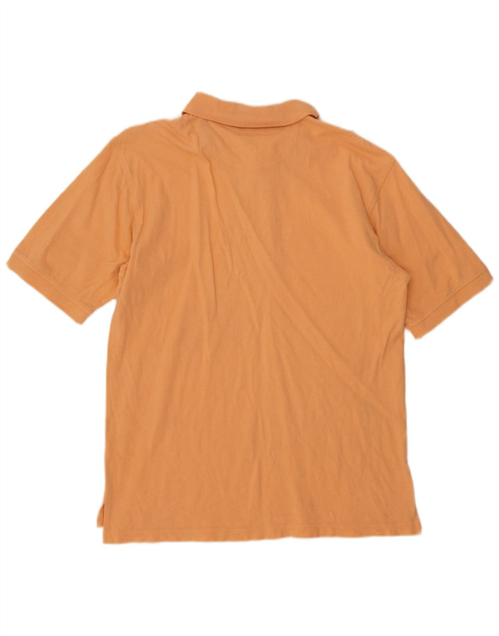 IZOD Polo Homme Orange Moyen Coton