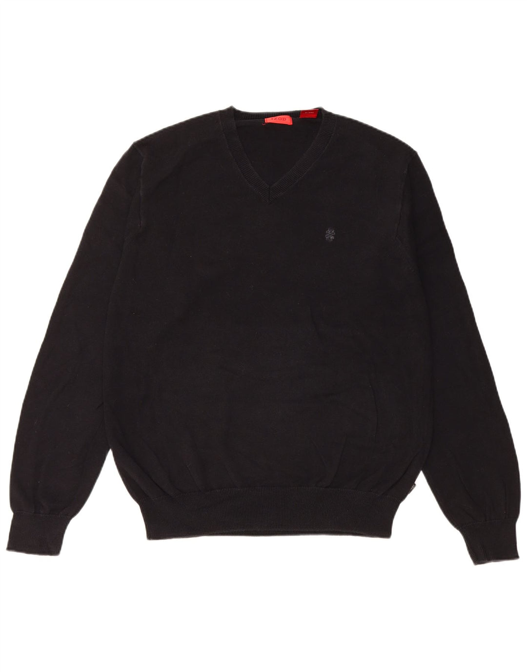 Izod Pull Col V Homme Noir Moyen Coton