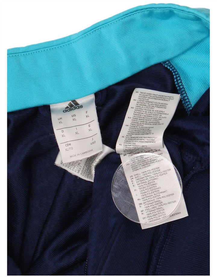 ADIDAS Survêtement complet pour homme XL Bleu marine Colorblock Polyester