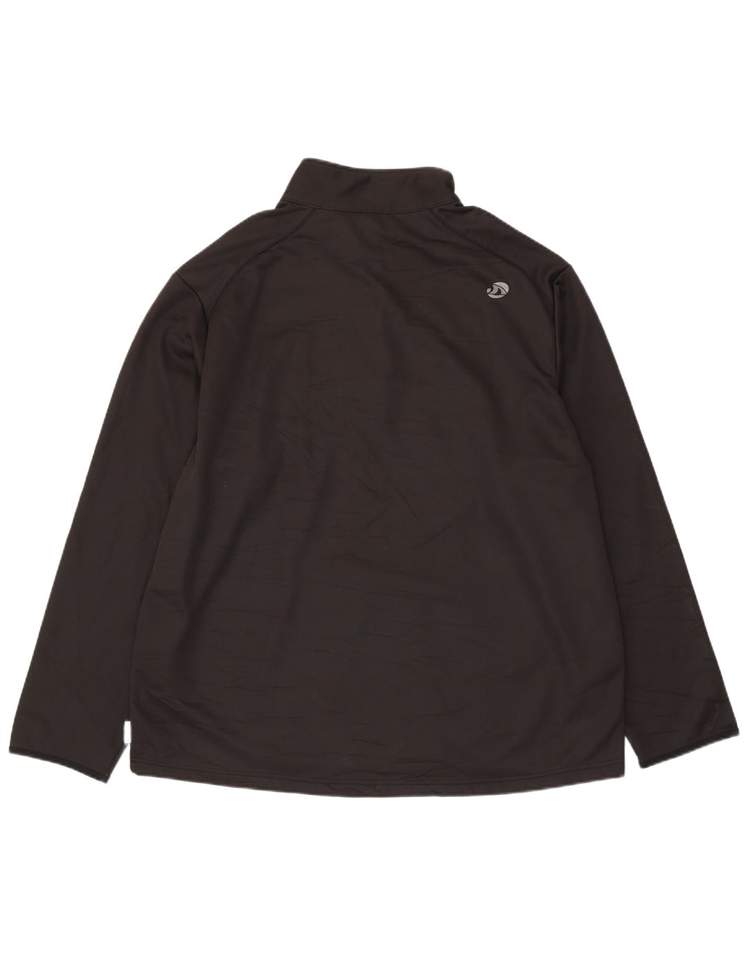 TRIBORD Sweat-shirt col zippé pour homme 3XL Noir Polyester