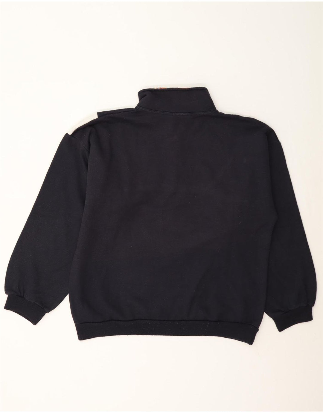 Sweat-shirt graphique Vintage pour hommes, pull-over bleu marine moyen, colour block