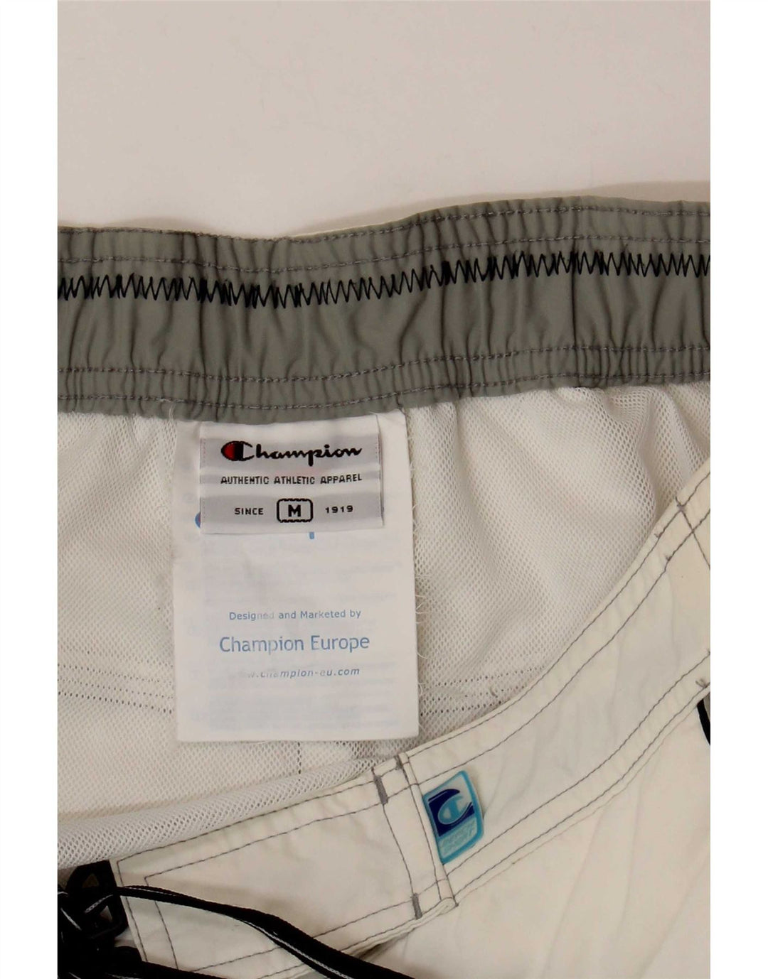 Champion Short de Bain Homme Medium White Colourblock Polyamide