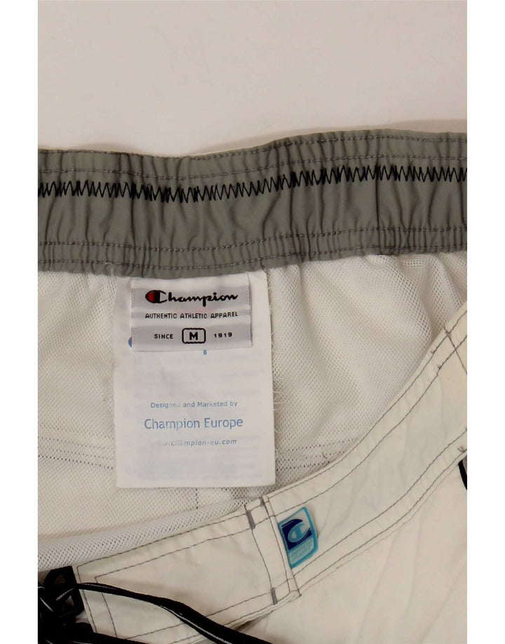 Champion Short de Bain Homme Medium White Colourblock Polyamide