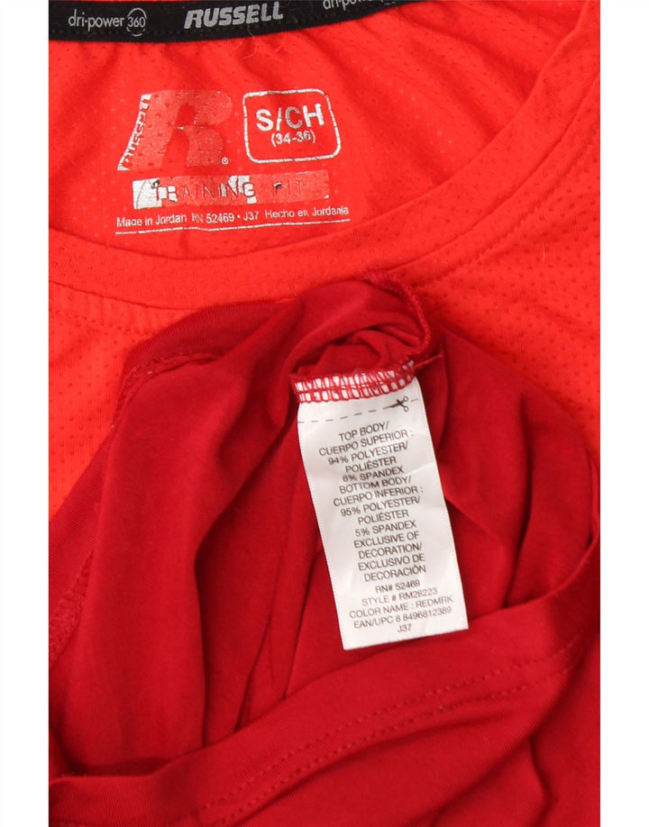 RUSSELL ATHLETIC Débardeur Dri-Power pour homme Petit Rouge Colorblock Polyester