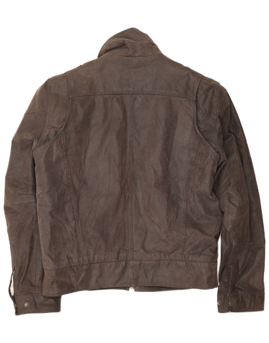 Conbipel Veste en Cuir Sherpa Homme IT 50 Grand Cuir Marron