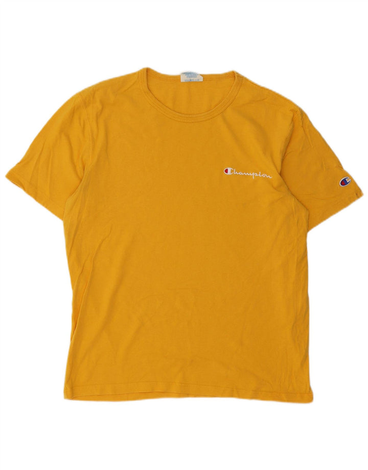CHAMPION T-Shirt Heritage Homme Jaune Moyen