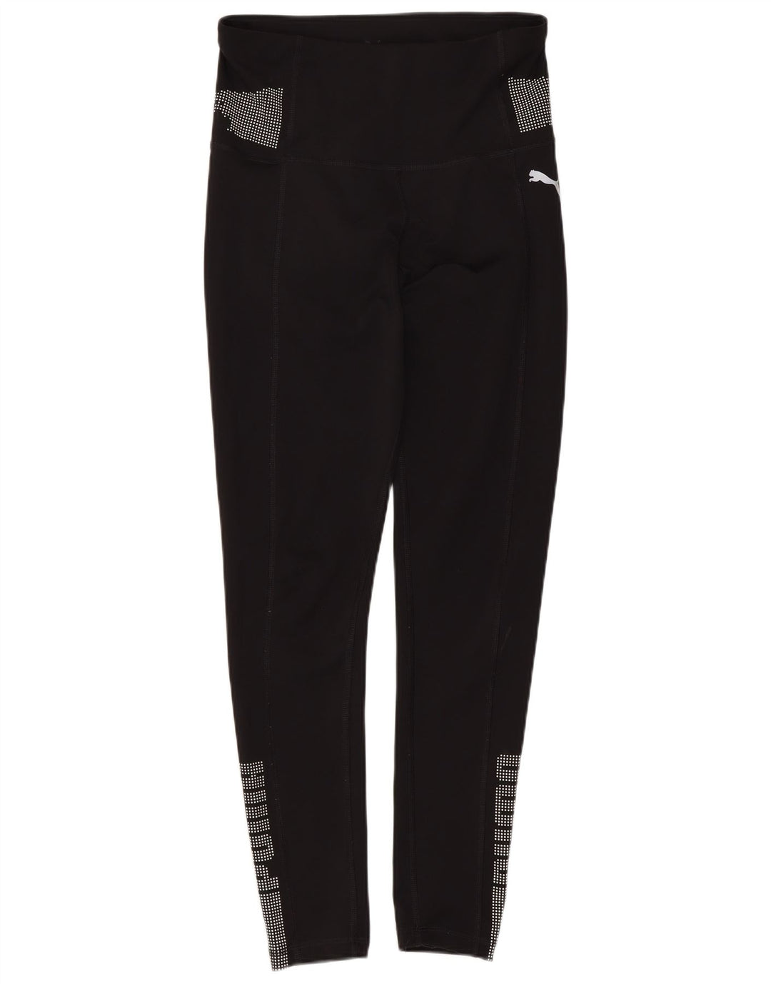 Puma Leggings graphiques pour femme UK 6 XS Polyester à pois noir