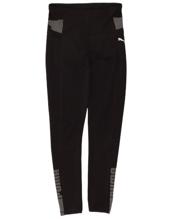 Puma Leggings graphiques pour femme UK 6 XS Polyester à pois noir