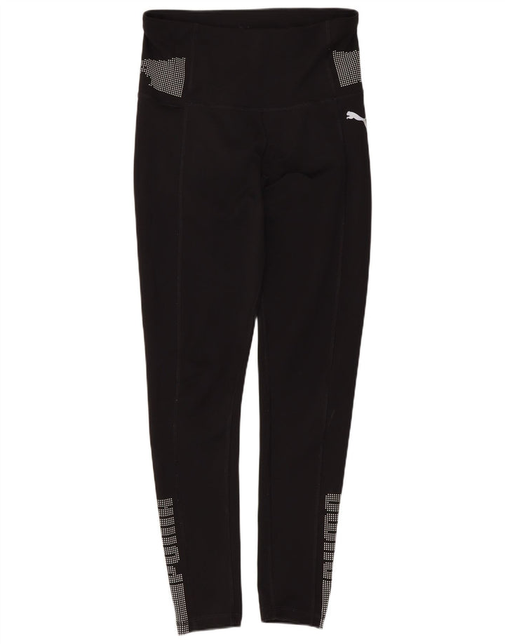 Puma Leggings graphiques pour femme UK 6 XS Polyester à pois noir