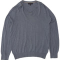 Banana Republic Pull Col V Homme Bleu Moyen Coton