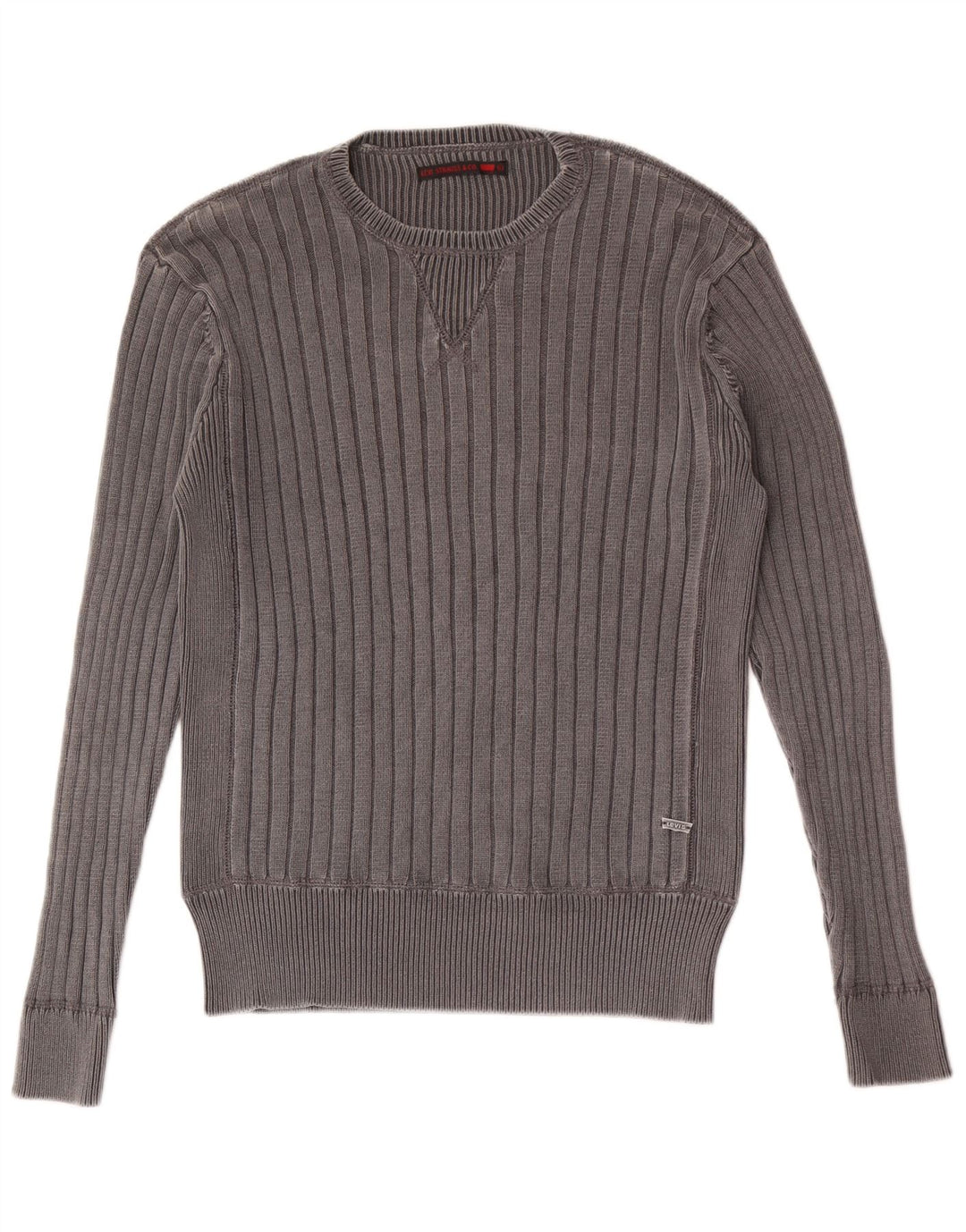 Levi's Pull Ras du Cou Pull Homme Gris Large Coton