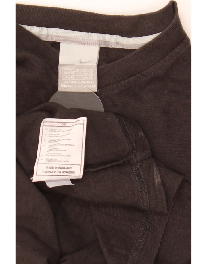 Nike T-Shirt Homme UK 39/41 Coton Noir Moyen