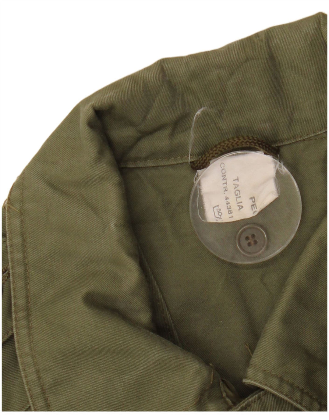 manteau militaire vintage pour hommes UK 42 XL Kaki