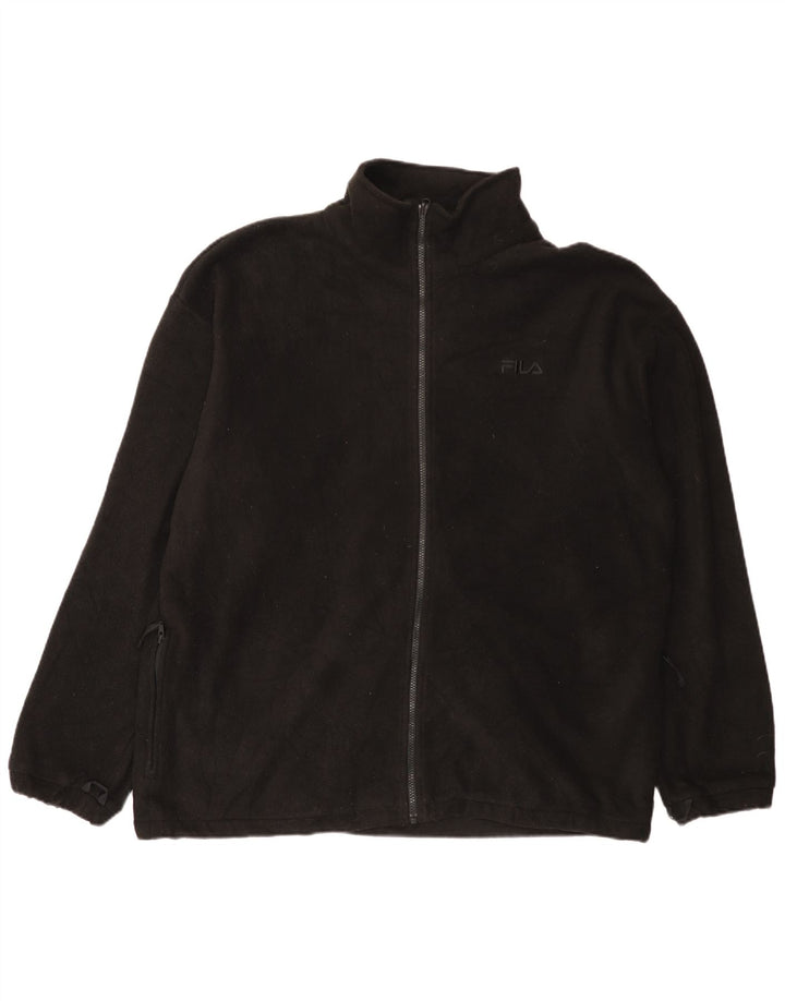 Fila Veste polaire doublure homme UK 44 2XL Noir Polyester
