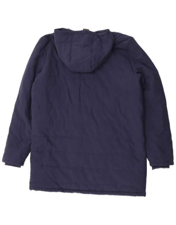 New Balance Manteau rembourré à capuche Hampshire Cricket pour homme UK 42 XL Bleu marine
