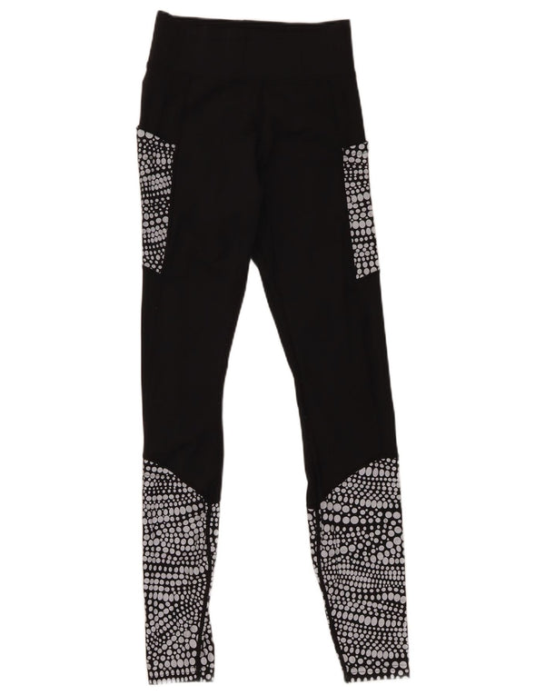 Mountain Warehouse Leggings Femme UK 6 XS Noir Pois Polyamide