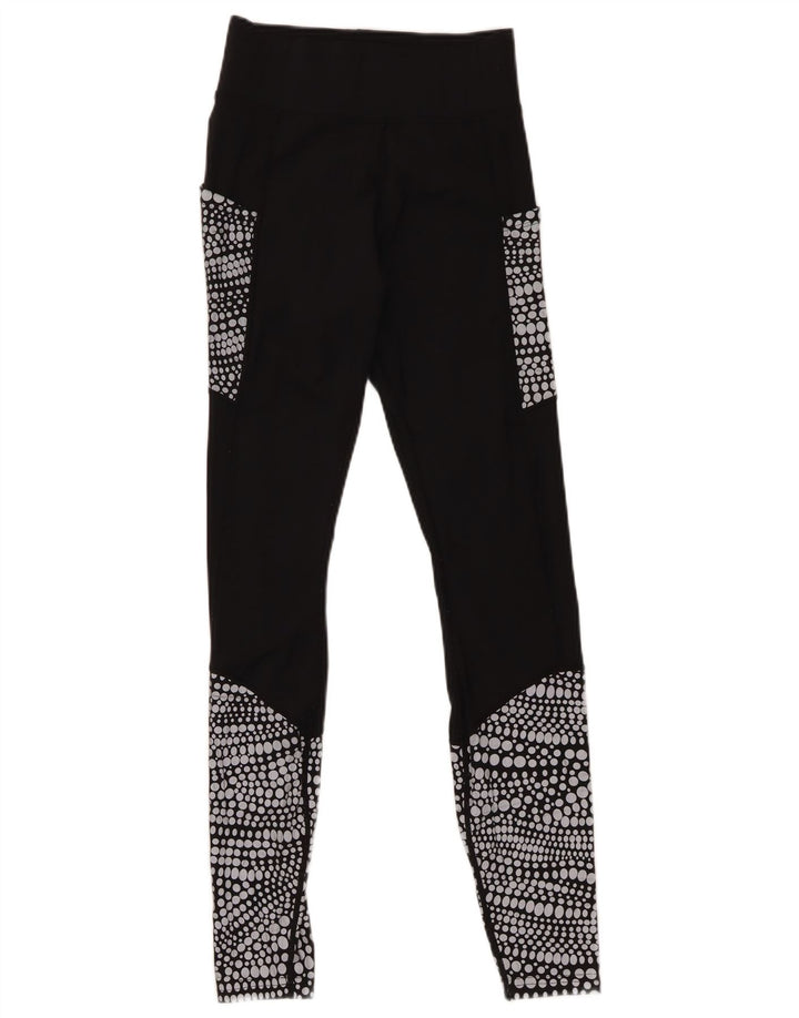 Mountain Warehouse Leggings Femme UK 6 XS Noir Pois Polyamide