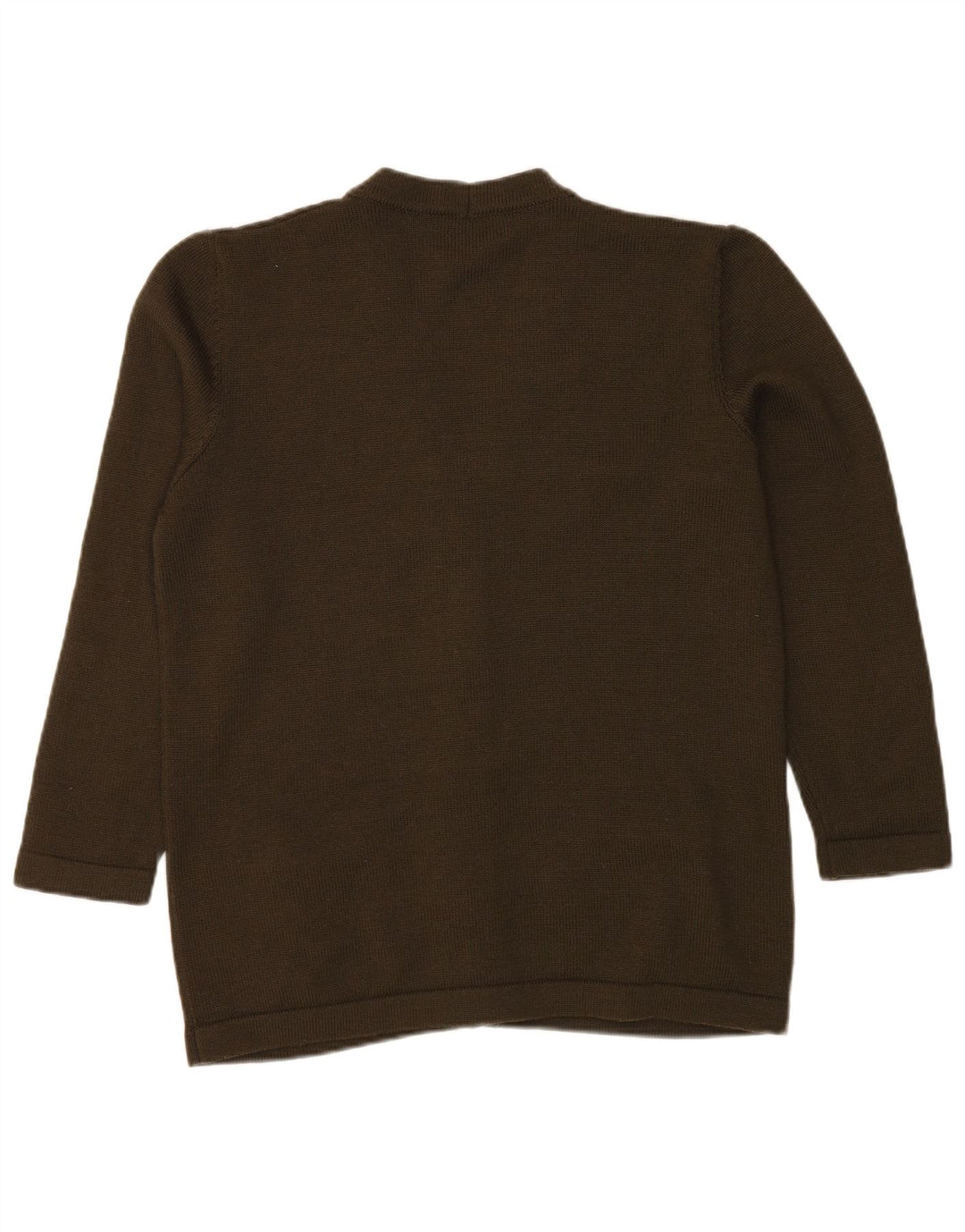 LUISA SPAGNOLI Pull Cardigan Femme UK 18 XL Kaki Laine