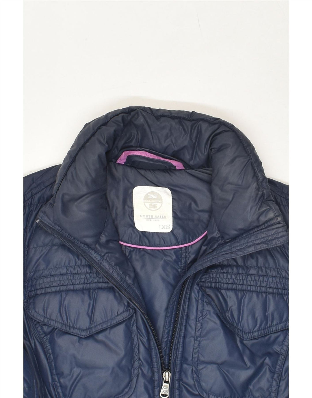 NORTH SAILS Veste matelassée pour femme UK 6 XS Bleu marine Polyester