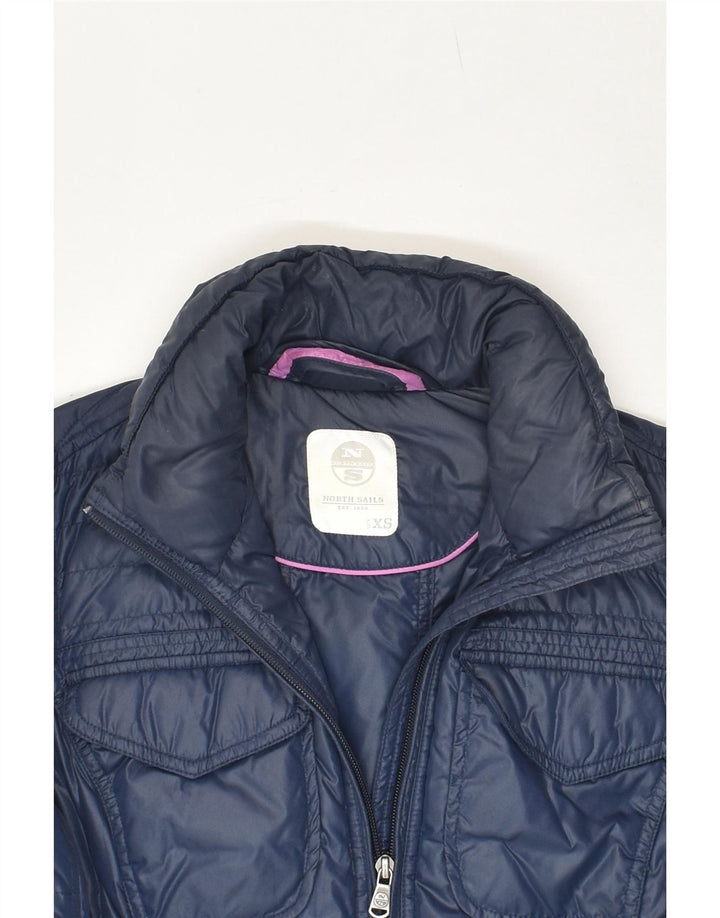 NORTH SAILS Veste matelassée pour femme UK 6 XS Bleu marine Polyester