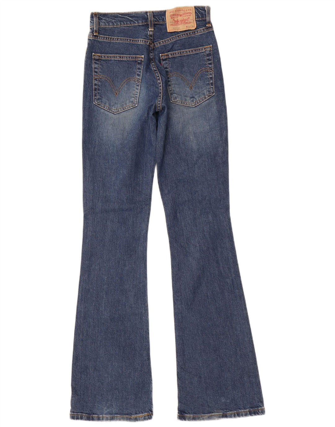 LEVI'S Jean Bootcut Femme 525 W26 L34 Bleu Coton