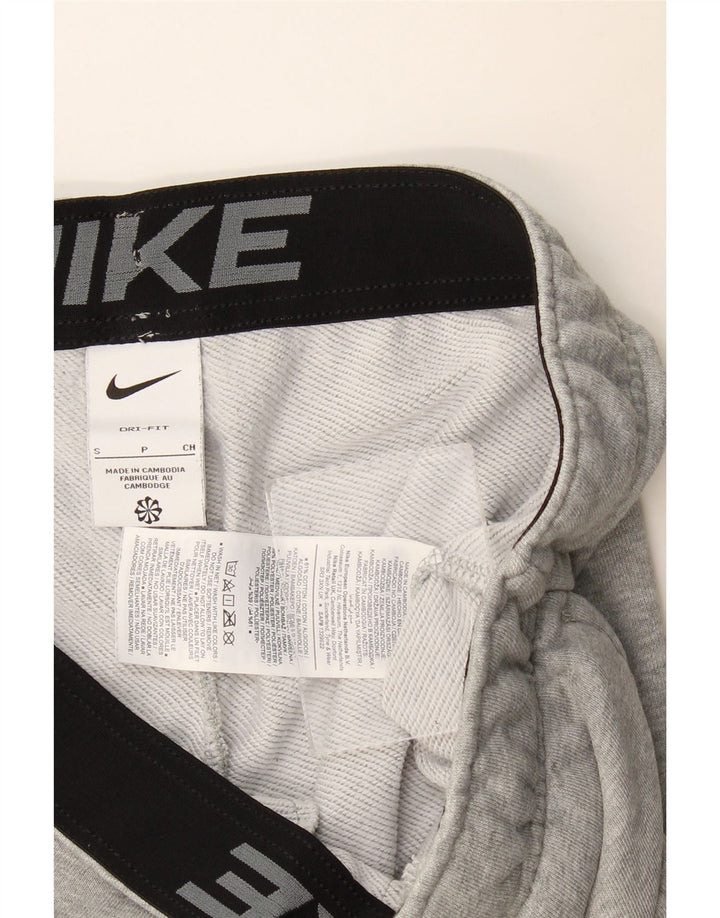 Nike Pantalon de survêtement Dri Fit pour homme en coton gris Taille S