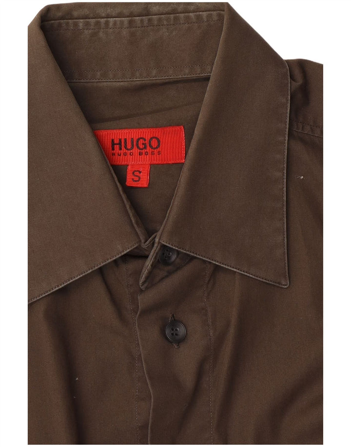 HUGO BOSS Chemise Homme Small Marron
